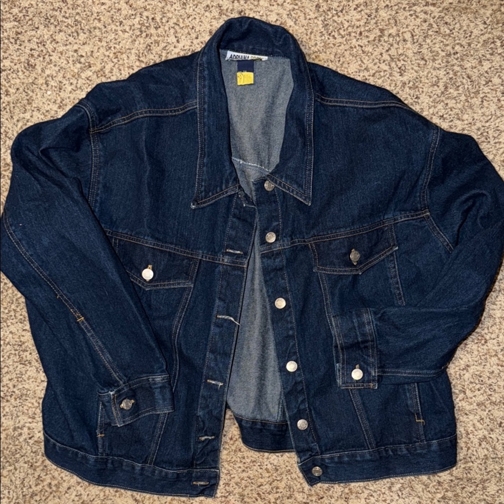 Adriana Sport 24w Dark Blue Denim Jacket